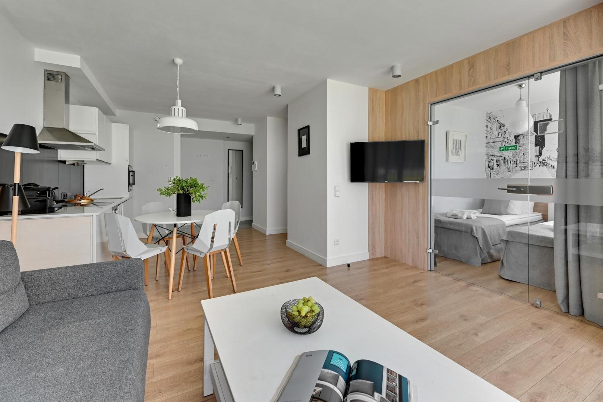 Waterlane Riverside - Spa, Pool, Gym & Parking By Downtown Apartments Gdansk Exterior foto